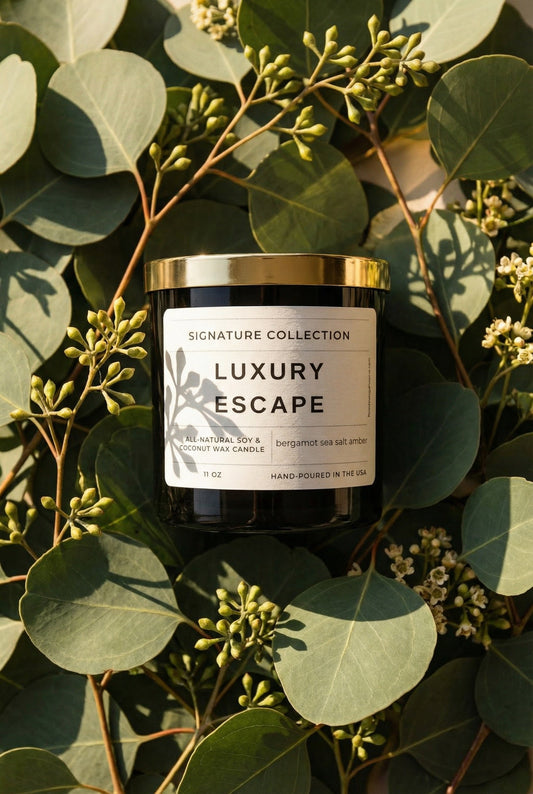 Luxury Escape Bergamot & Sea Salt Candle