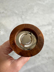 Acacia Wood Salt Pepper Grinder Set — scale reference and proportion detail