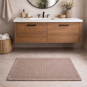 Waffle Weave Taupe Bath Mat