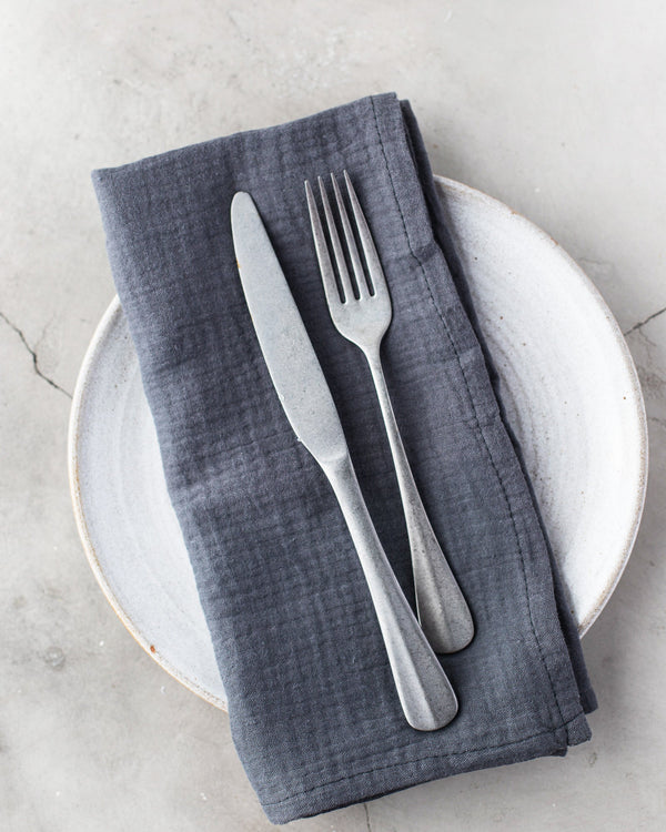 Cotton Crinkle Cloth Napkin Set