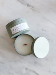 Oakmoss & Cedarwood COconut Creme Wax & Wooden Wick Candle — alternate size or scent variant from the same series