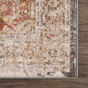 Distressed Medallion Area Rug
