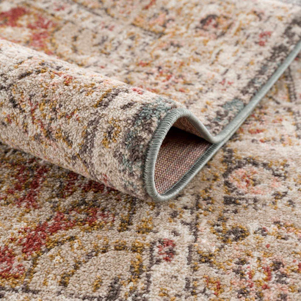 Distressed Medallion Area Rug