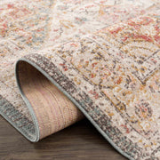 Distressed Medallion Area Rug