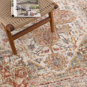 Distressed Medallion Area Rug