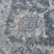 Blue Medallion Woven Area Rug