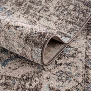 Dark Brown Medallion Area Rug