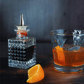 Faceted Glass Bitters Bottle