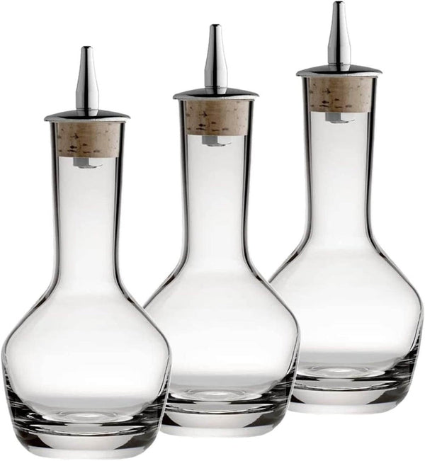 Glass and Cork Bitters Bottle