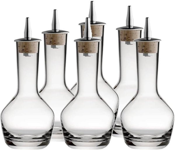 Glass and Cork Bitters Bottle