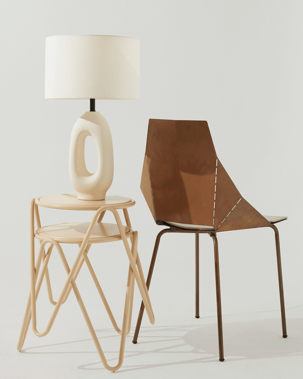 Matte Ceramic Loop Table Lamp