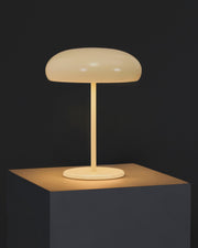 Close-up of material and construction detail — Dome Shade Metal Table Lamp
