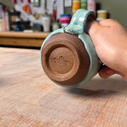Wheel-Thrown Speckled Stoneware Teacup