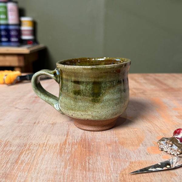 Wheel-Thrown Speckled Stoneware Teacup