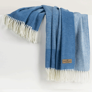 Herringbone Border Fringe Throw