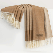 Herringbone Border Fringe Throw