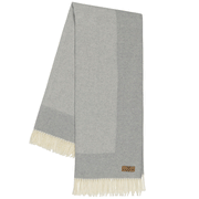 Herringbone Border Fringe Throw