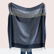 Herringbone Border Fringe Throw