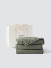 Weighted Cotton Throw Blanket