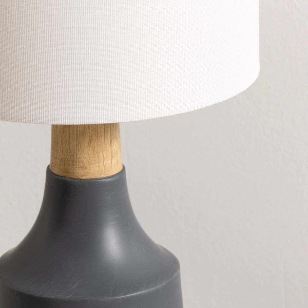 Matte Resin Table Lamp — scale reference and proportion detail