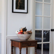 Whitewash Mango Wood Serving Bowl