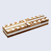 Resin Inlay Wood Decorative Storage Box