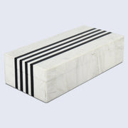 Bone Inlay Stripe Decorative Storage Box