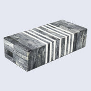 Stripe Inlay Bone Resin Storage Box
