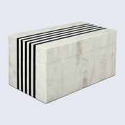 Bone Inlay Stripe Decorative Storage Box