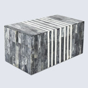 Stripe Inlay Bone Resin Storage Box