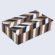Resin Inlay Wood Marquetry Decorative Box
