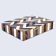 Resin Inlay Wood Marquetry Decorative Box