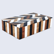 Resin Inlay Wood Marquetry Decorative Box
