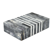 Stripe Inlay Bone Resin Storage Box