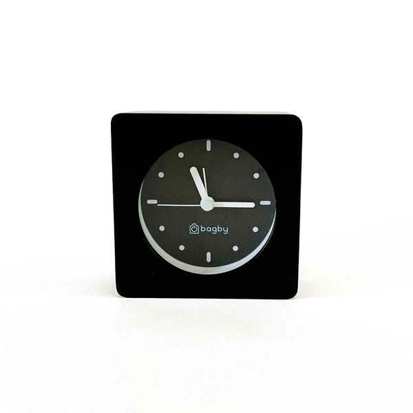 Wood Frame Silent Analog Alarm Clock