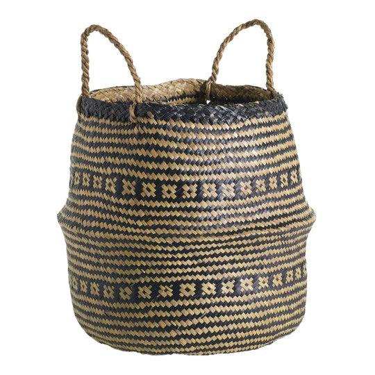 Woven Seagrass Belly Basket