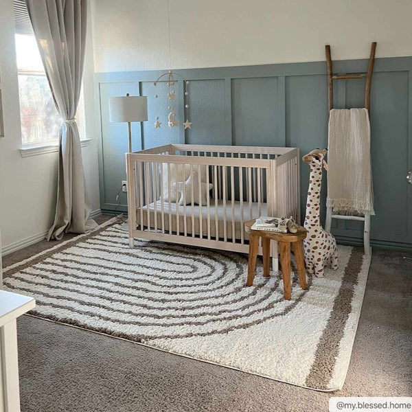 Plush Arch-Pattern Area Rug