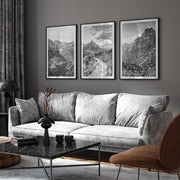 Black and White Zion Canyon Print Set