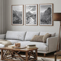 Black and White Zion Canyon Print Set