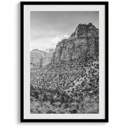 Black and White Zion Canyon Print Set