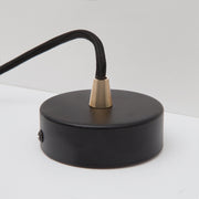 Graphite Pendant Light with Porcelain II LED Bulb