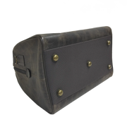 Full-Grain Leather Weekender Duffel Bag
