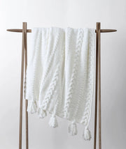 Cable-Knit Pom Pom Throw – throws (view 19) | Roost & Roam