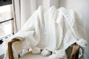 Cable-Knit Pom Pom Throw – throws (view 26) | Roost & Roam