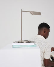 Adjustable Swing Arm Wireless Charging Table Lamp