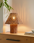 Woven Rattan Table Lamp