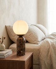 Marble Globe Tall Table Lamp