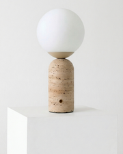 Marble Globe Tall Table Lamp