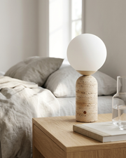 Marble Globe Tall Table Lamp