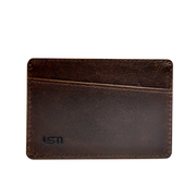 Pull-Up Buffalo Leather Slim Wallet